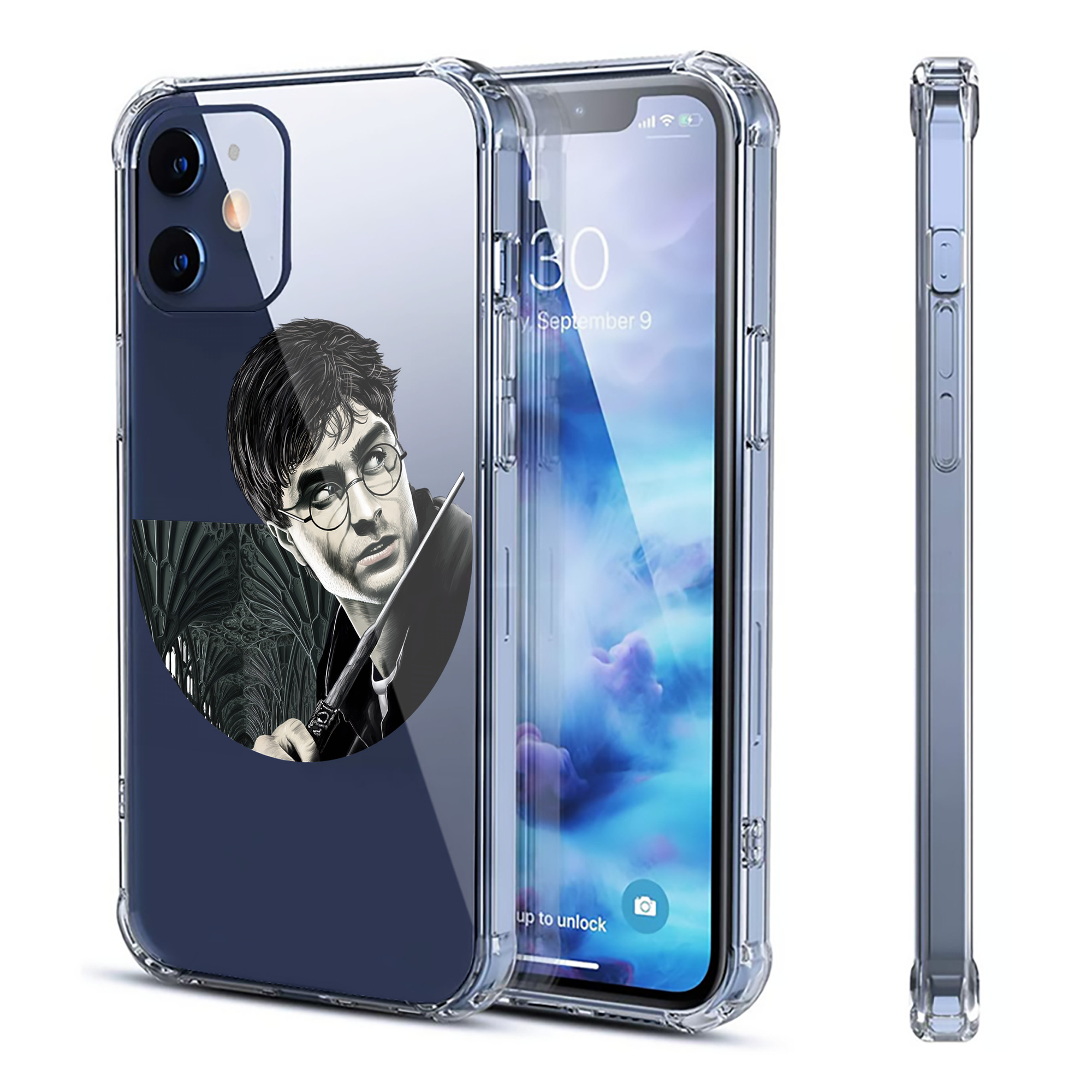 （画像用） Harry Potter ハリー・ポッターシリーズ 【iPhone 12シリーズ対応】透明スマホケース（クリアソフトケース）